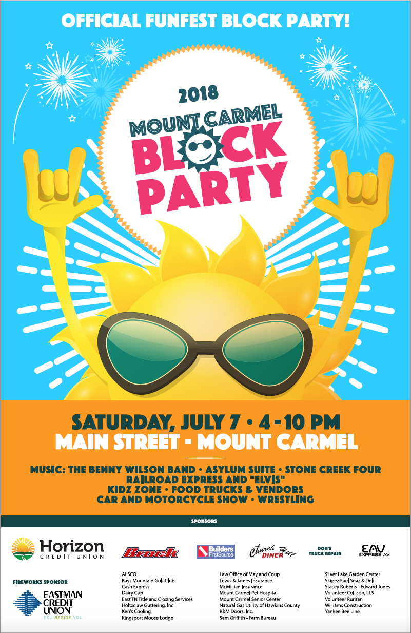 2018 Official Block Party Poster
